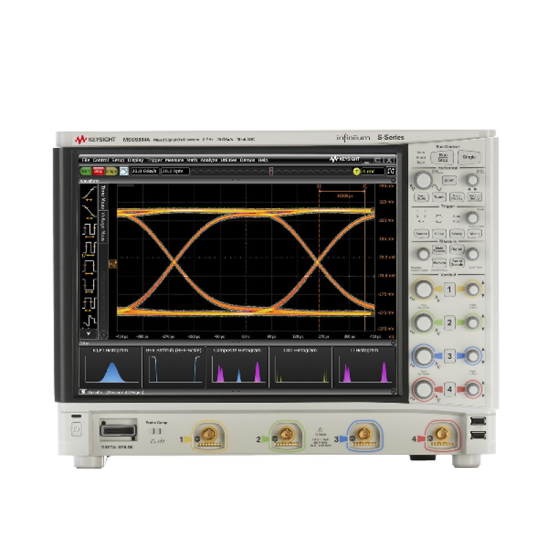 KEYSIGHT MSOS804A 高清晰度示波器 8GHz带宽 4模拟+16数字通道示波器