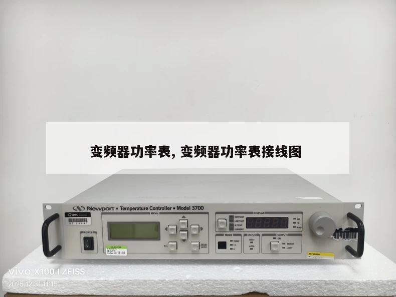 变频器功率表, 变频器功率表接线图 