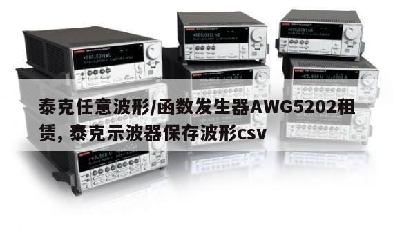 泰克任意波形/函数发生器AWG5202租赁, 泰克示波器保存波形csv 